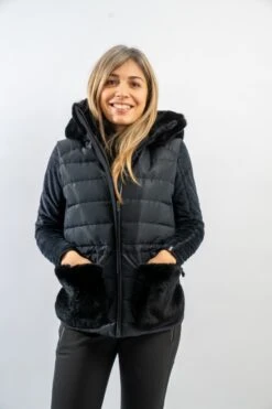 COLMAR GILET DUV D SIGNATURE CON PELLICCIA 2897F 8XE