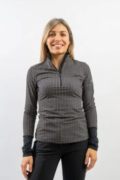 ONE MORE TURTLENECK WITH HALF ZIP MINILOGO OD631PT 13 ONE MORE TURTLENECK WITH HALF ZIP MINILOGO OD631PT -Sci Attrezzatura Negozio one more turtleneck with half zip minilogo od631pt 5