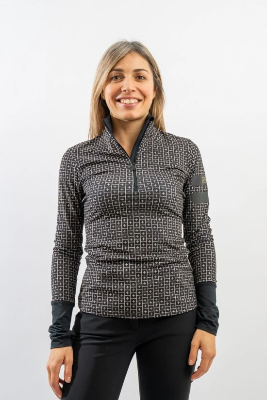 ONE MORE TURTLENECK WITH HALF ZIP MINILOGO OD631PT 8 ONE MORE TURTLENECK WITH HALF ZIP MINILOGO OD631PT - immagine 6