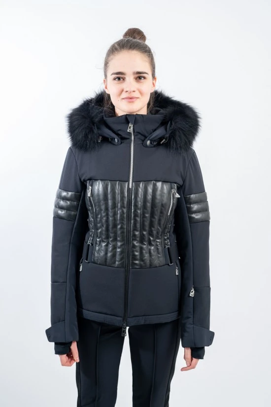 TONI SAILER AGGI LEATHER FUR JACKET 302111LF 4 TONI SAILER AGGI LEATHER FUR JACKET 302111LF - immagine 2